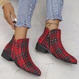 Casual Patchwork Pointed Out Door Shoes (Heel Height 1.57in)