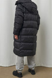 Casual Solid Patchwork Hooded Collar Outerwear(3 Colors)