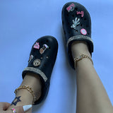 Casual Daily Patchwork Round Comfortable Shoes