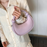 Daily Simplicity Solid Zipper Bags(6 Colors)