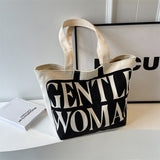 Daily Letter Contrast Bags(4 Colors)