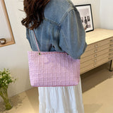 Daily Simplicity Solid Chains Bags(4 Colors)