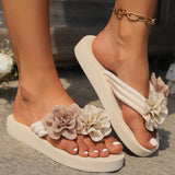 Casual Patchwork Flowers Round Comfortable Shoes(4 Colors)