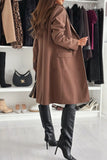 Casual Cardigan Turndown Collar Outerwear(4 Colors)