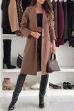 Casual Cardigan Turndown Collar Outerwear(4 Colors)