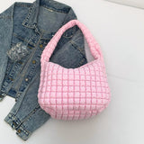 Casual Daily Solid Color Zipper Bags(6 Colors)