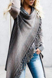 Chicindress Striped Shawl Sweater 2 Styles