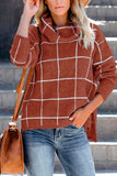 Chicindress Turtleneck Plaid Sweater(5 Colors)