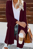 Casual Solid Hollowed Out Sweaters Cardigans(10 Colors)