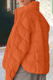 Casual Solid Solid Color Mandarin Collar Outerwear