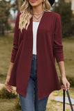 Casual Solid Patchwork V Neck Outerwear(5 Colors)