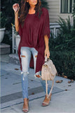 Chicindress Solid Color Casual T-shirt Top(2 colors)