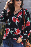 Chicindress Floral Printed Chiffon Tops