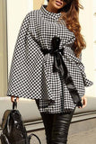 Chicindress Loose Lace Plaid Cloak