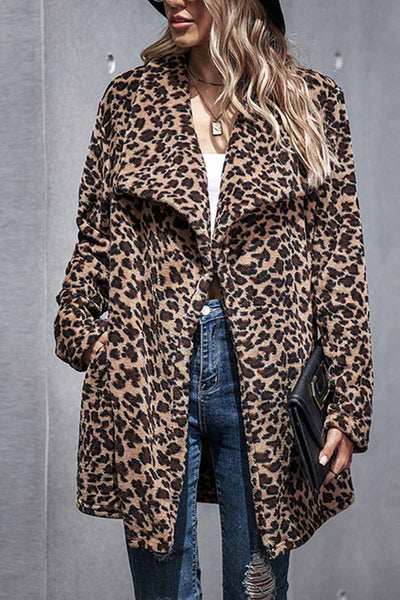 Chicindress Sexy Leopard Long Coat – chicindress