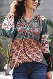 Chicindress Floral Printed Chiffon Tops