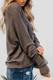 Chicindress V-Neck Bat Sleeve Bottoming Sweater