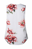 Chicindress Summer Fashion Zipper Design Floral Tank Top