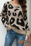 Chicindress Loose Style Leopard Sweater