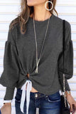 Chicindress Round Neck Long Sleeve Tops