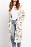 Chicindress Leopard Print Sweet Comfy Cardigan Tops Sweater(3 Colors)