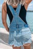 Chicindress Blue Denim Casual Overall Dress