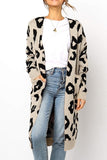 Chicindress Leopard Print Sweet Comfy Cardigan Tops Sweater(3 Colors)